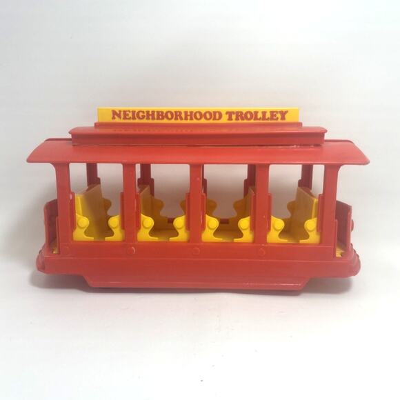 1977 Mister Rogers Ideal Toy Trolly Fred Roger’s Rare Neighborhood Trolley - Picture 1 of 7